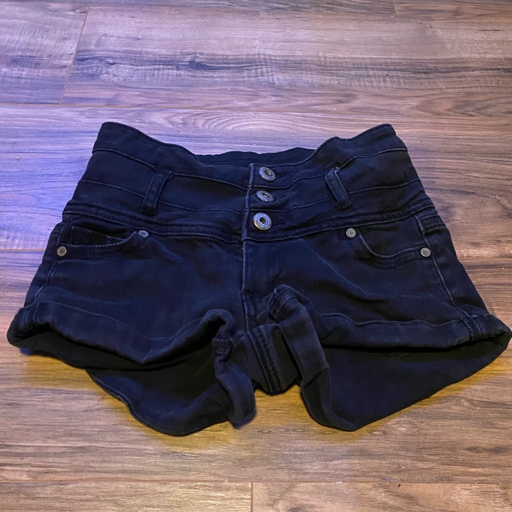 Small black jean shorts